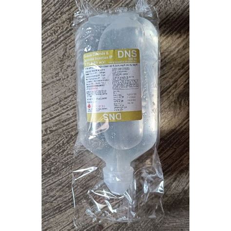 Hypertonic Ml Dns Sodium Chloride Dextrose Injection Ip Packaging