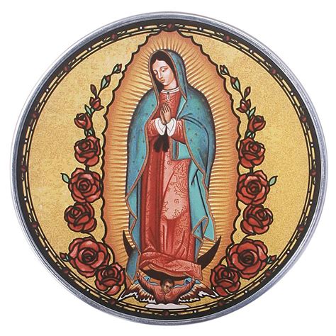 Stained Glass Icon of Our Lady of Guadalupe Art Glass