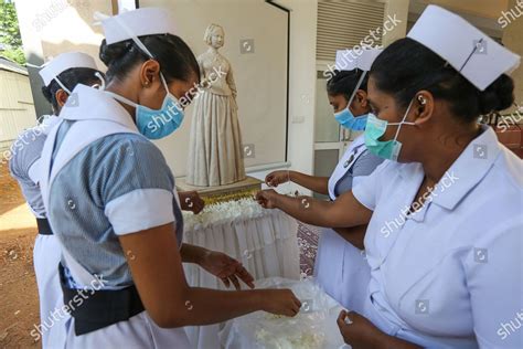 Group Sri Lankan Nurses Decorate Florence Editorial Stock Photo Stock