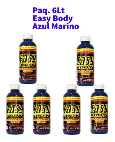 Paquete 6lt Bote Easy Body Recubrimiento Envío gratis