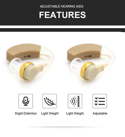 Hearing Aid Kit With 4 Different Earplug Ear Care Grandado