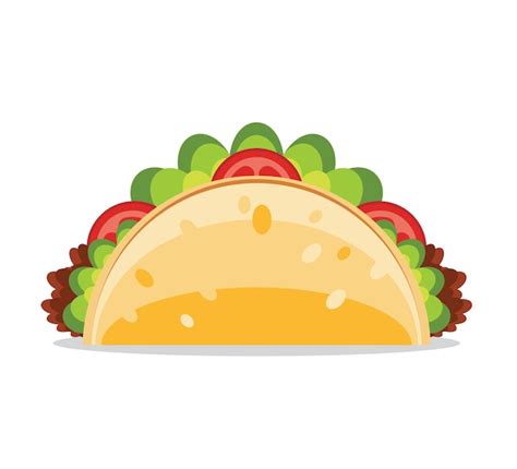 Premium Vector Taco Isolated Vector Illustration