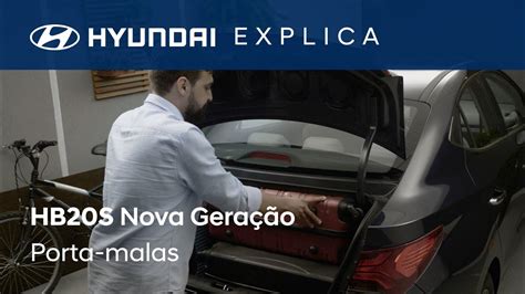 Hyundai Explica HB20S Nova Geração Porta Malas YouTube