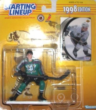 Paul Kariya Starting Lineup Action Figure Ofs Cards