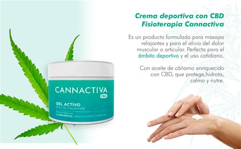 Cannactiva Crema Corporal Con Cbd Ml Ideal Para Fisioterapia