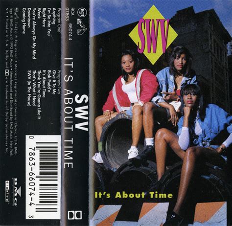 SWV It S About Time 1992 Cassette Discogs