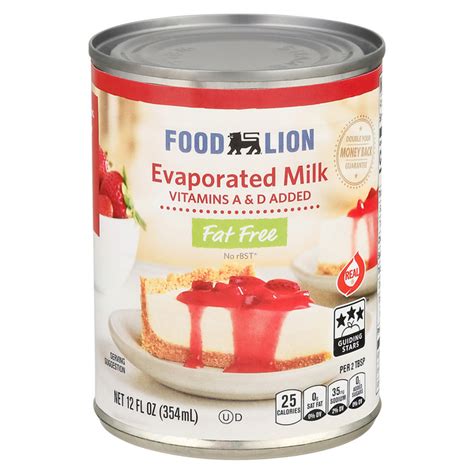 Save On Food Lion Evaporated Milk Skim Order Online Delivery Food Lion