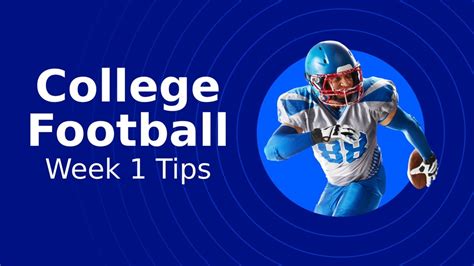 College Football Week 1 Predictions Odds Tips Including LSU Vs