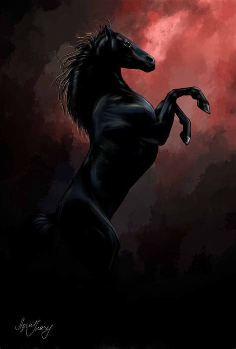 Black Stallion by agent-juarez on DeviantArt | Black stallion, Beautiful horses, Horse painting