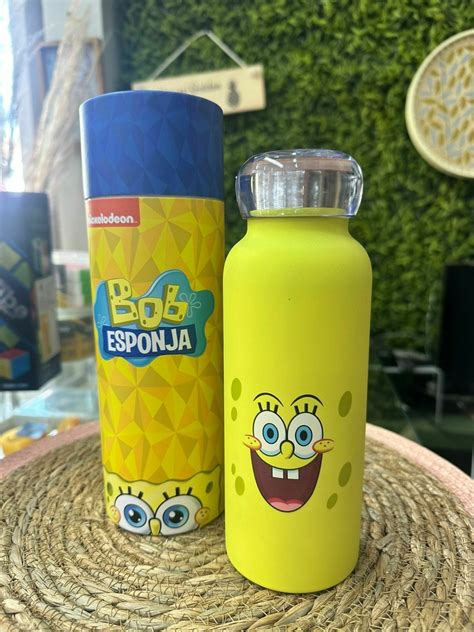 Garrafa T Rmica Bob Esponja Abacaxi Golden Presentes