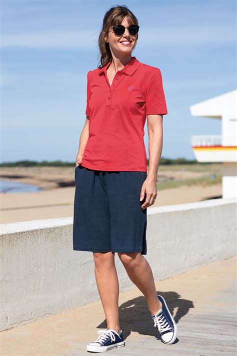 Polo Coton Manches Courtes Made In France B Solfin