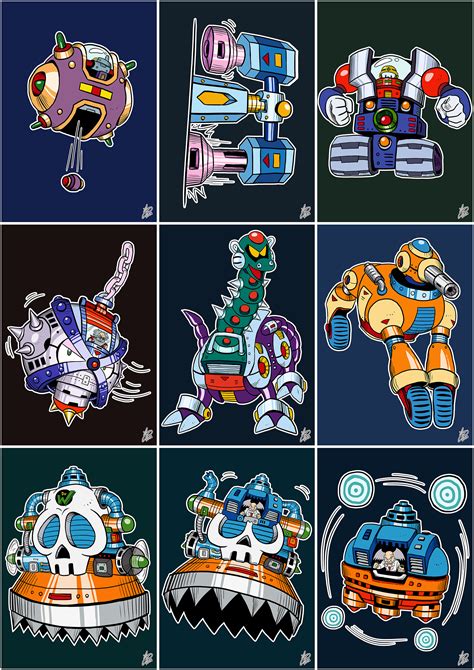 Daily Rockman - Rockman 6 Bosses by IanDimas on DeviantArt