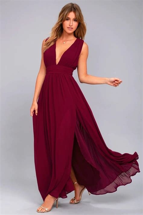 Lulus Heavenly Hues Red Maxi Dress Dresses Images 2024