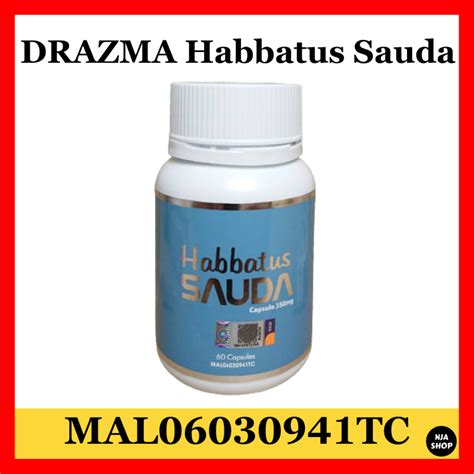 Habbatus Sauda Drazma Capsules Habatussauda Kapsul Habatusauda