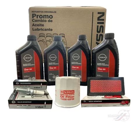 Kit Afinacion Nissan Versa March 1 6lts 2012 2020 Original Envío gratis