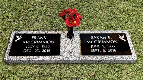 Double Headstone Designs