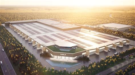 Elon Musk Shares Rendering Of New Tesla Factory With An "Indoor/Outdoor Rave Space On The Roof ...