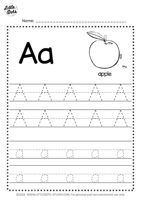 Free Pre K Tracing Worksheets