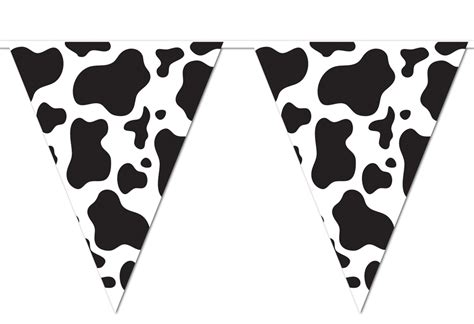 Cow Print Border Clip Art