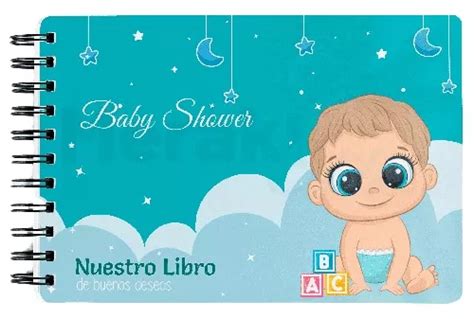 Libro De Firmas Baby Shower De Alta Calidad Personalizado Env O Gratis