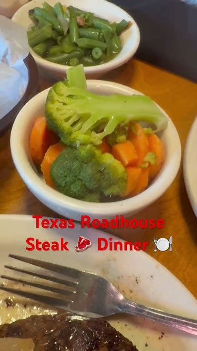 Texas Steak 🥩 Loaded Baked Potato 🥔 And More Texas Roadhouse Come Eat Wit Me Let’s Gooooo