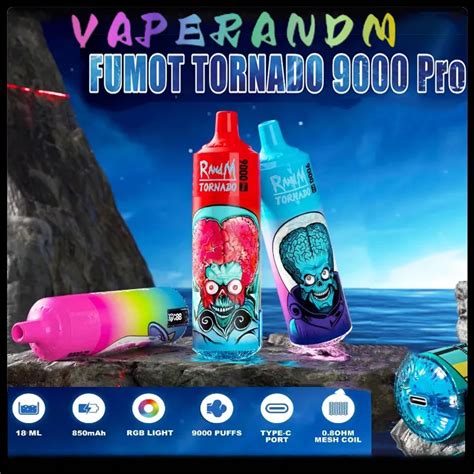 Original Randm Tornado 9000 Pro Puffs Puff 9k Pro Einweg E Zigaretten Mit 18 Ml Mesh Spule 20