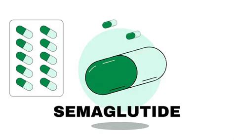 Semaglutide Ozempic Injection Control Blood Sugar Levels Vector Stock ...