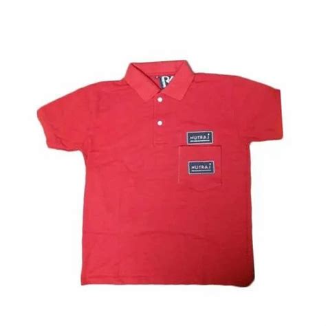 Polyester Viscose Red Corporate T Shirt Size S Xxl At Rs 220 Piece In