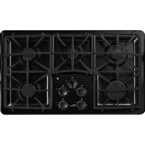 Ge Profile Burner Gas Cooktop Black Common In Actual In