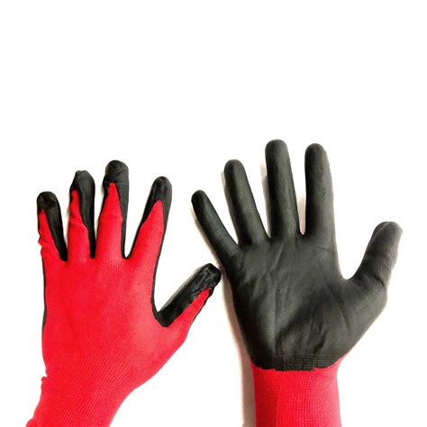 Xtra Seal Nitrile Coated Red Mechanics Glove Each