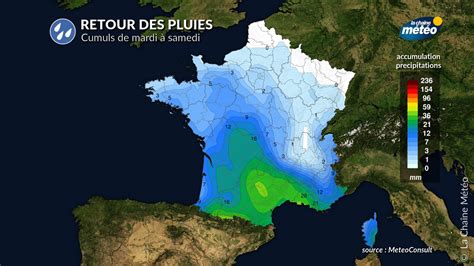 La Chaîne Météo on Twitter Voici la carte des cumuls de pluies