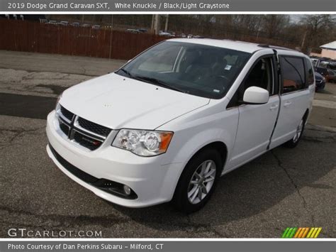 White Knuckle 2019 Dodge Grand Caravan Sxt Blacklight Graystone Interior