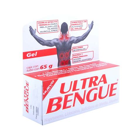 Ultra Bengue Rojo Gel Cutaneo 35g Genomma Lab