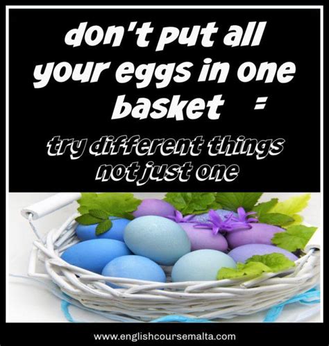 Egg Idioms Proverbs And Expressions English Course Malta