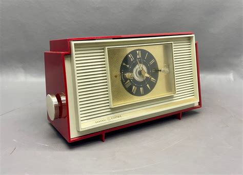 General Electric Vintage Clock Radio Restored And Working Free