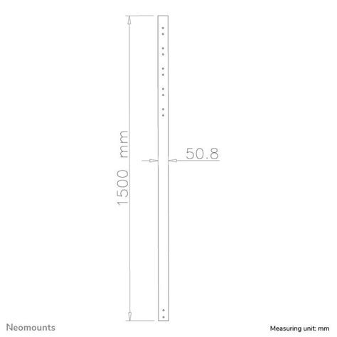 Neomounts By Newstar Newstar Cm Extension Pole For Fpma C