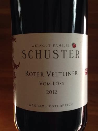 Weingut Familie Schuster Vom L Ss Roter Veltliner Vivino Us