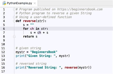 Reversing A String In Python Python Program To Reverse The Given String