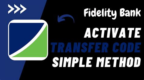 How To Activate Fidelity Bank Transfer Code Fidelity Online Banking