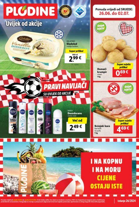 Plodine katalog Akcija 26 06 02 07 2024 Njuškalo katalozi