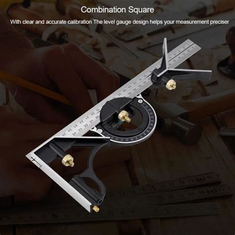 Règle d angle réglable en métal ZERODIS Outil de mesure d ingénieur