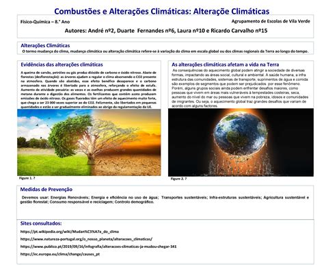 Combustes E Alteraes Climticas Alterae Climticas Agrupamento De