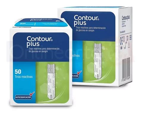 100 Tiras Reactivas Glucosa Contour Plus Para Glucometro Envío gratis