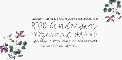 Save The Date Font | Webfont & Desktop | MyFonts