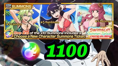 Swimsuit Summer Splash Zenith Summons Bleach Brave Souls YouTube