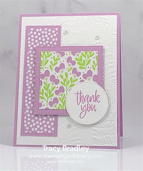 Stampin Up Butterfly Kisses Designer Series Paper Stamping With Tracy