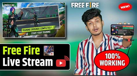 How To Live Stream Free Fire On Youtube On Mobile Free Fire Live