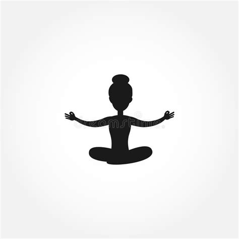 Lotus Position Clipart Woman In Lotus Position Vector Clipart Lotus