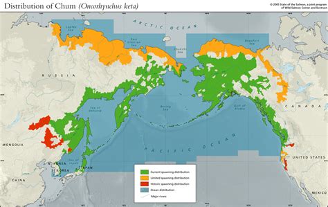 Atlas Of Pacific Salmon Chum Distribution Wild Salmon Center