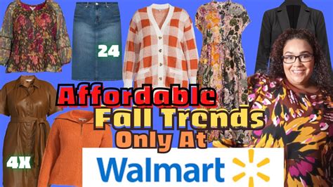 Walmart Plus Size Haul 2022 New Fall Plus Size Trends At Walmart Plus